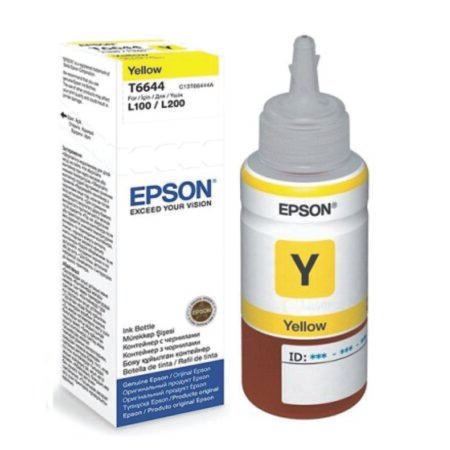 Botella de Tinta Original Epson T664320 70ml Amarillo