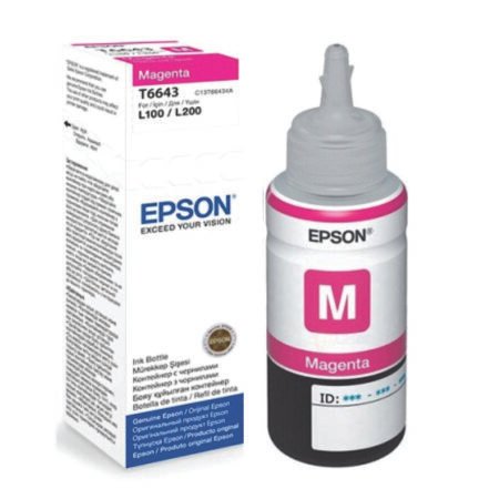 Botella de Tinta Original Epson T664320 70ml Magenta