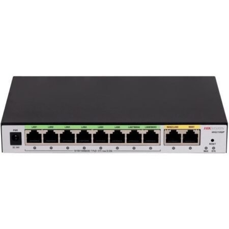 Router Hikvision All in One 10 puertos PoE