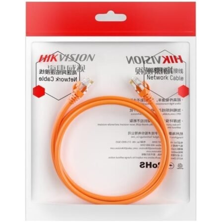 Cable Patchcord Hikvision Cat6 Naranja 2 Metros