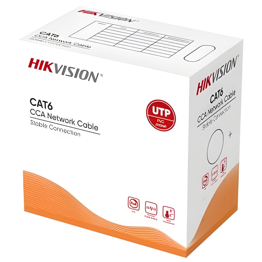 Cable UTP Hikvision Cat6 305m Gris CCA