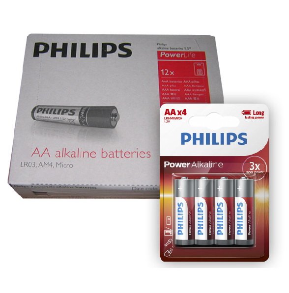 Pack de 12 Blister Pilas Philips Powerlife AA 1.5V x 4 Unidades - Image 2