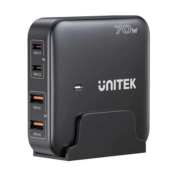 Cargador GaN Unitek de escritorio 70w - Image 3