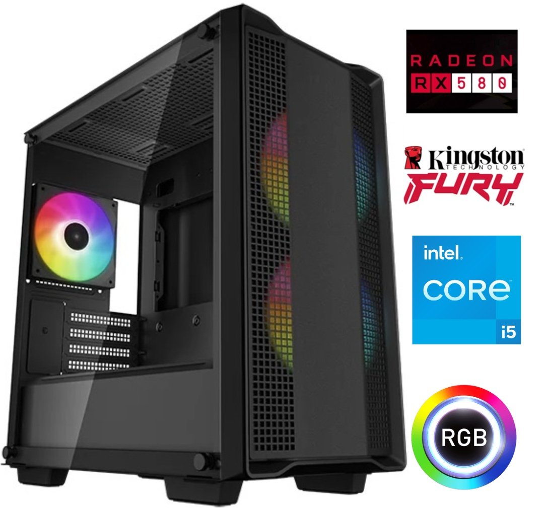 Equipo Gamer Core i5 10400F, 16GB, SSD 500GB, RX580 8GB - Image 2