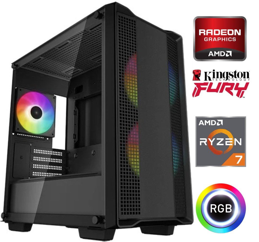 Equipo Gamer Ryzen 7 5700G, 16GB, 1TB, Gráficos Radeon - Image 2