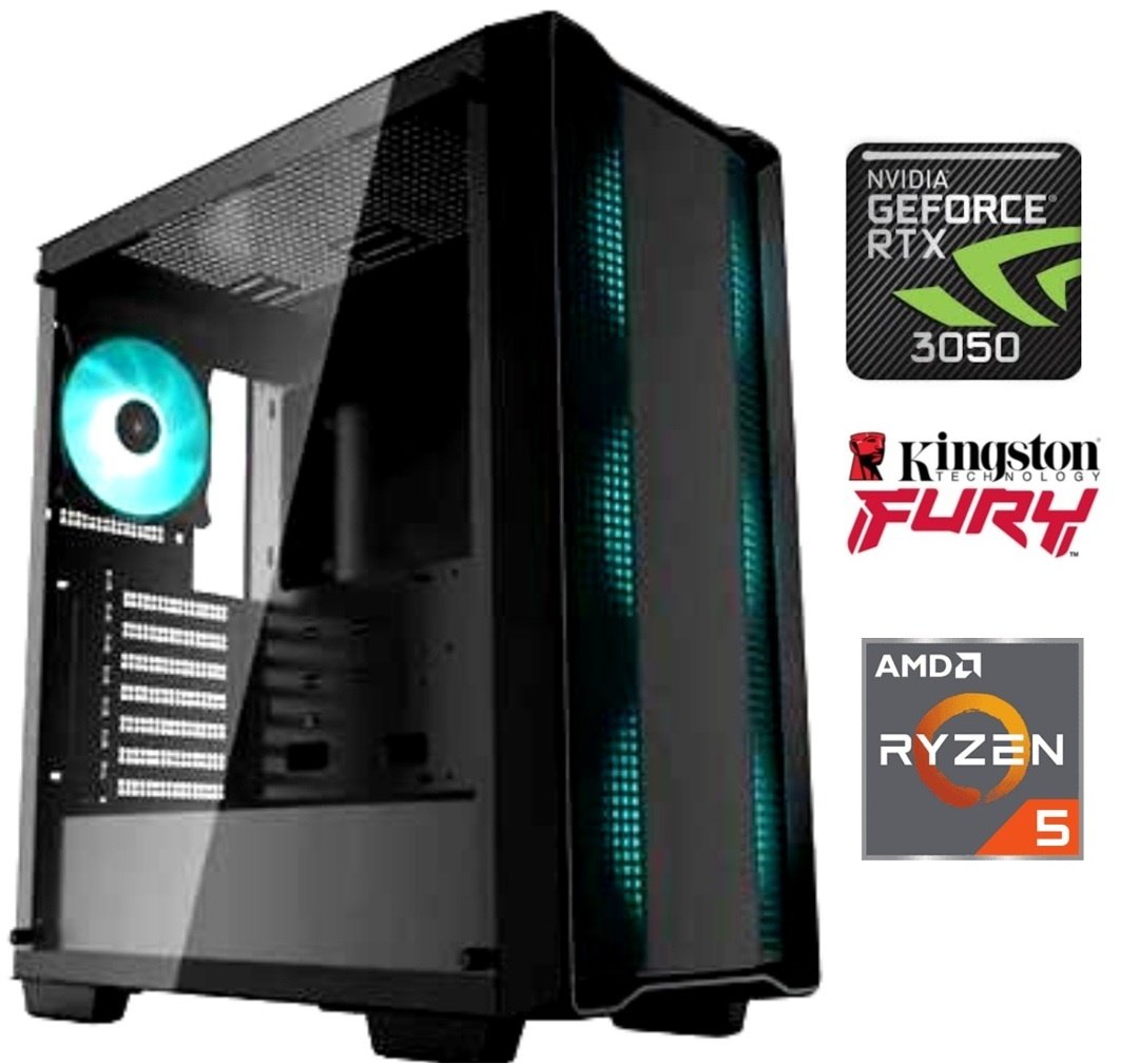 Equipo Gamer Ryzen 5 5500, 16GB, 500GB, RTX 3050 6GB - Image 3