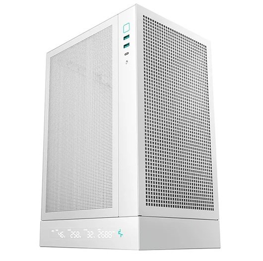 Gabinete DeepCool CH170 Digital ITX Vertical Blanco - Image 2
