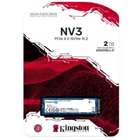 Disco SSD NV3 Kingston 2000GB NVMe M.2 2280 PCIe Gen4x4