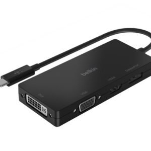 BELKIN AVC003BTBK ADAPTADOR USB-C A HDMI/DVI/VGA/DP (D)