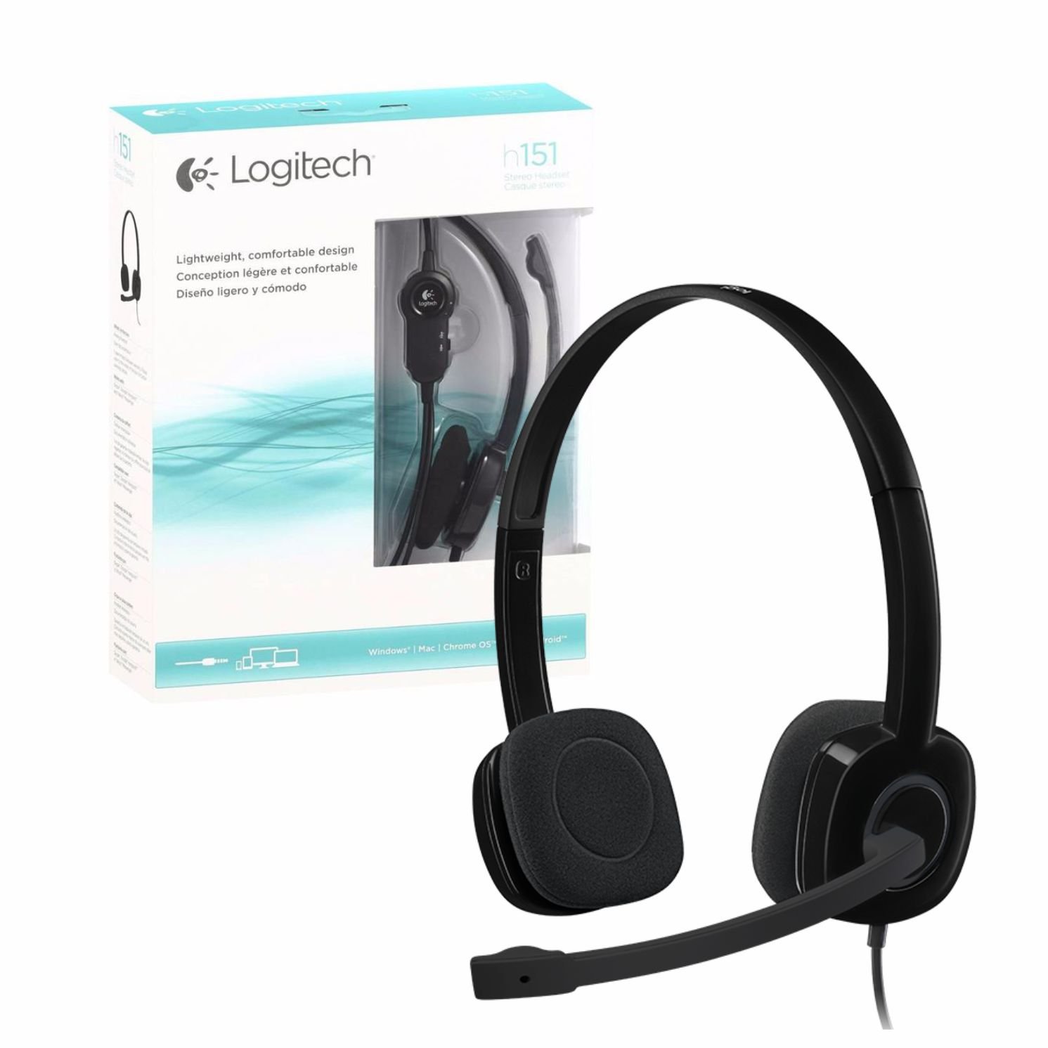 Auriculares Logitech H151 con Micrófono Estéreo