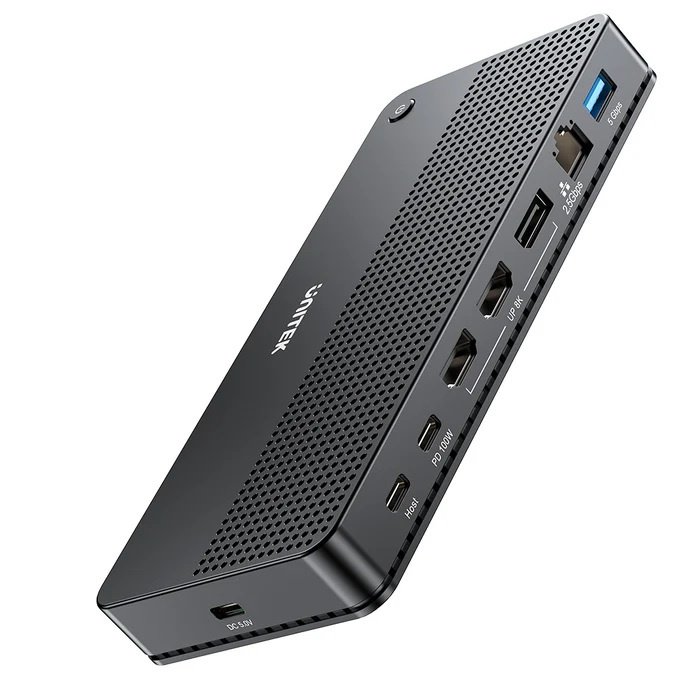 Dock Station Unitek 8K Triple 4K PD 100W USB-C - Image 2