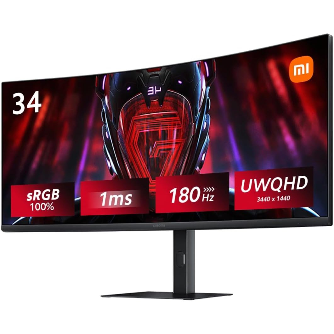 Monitor Curvo Xiaomi 34" 180Hz 1ms UWQHD - Image 13