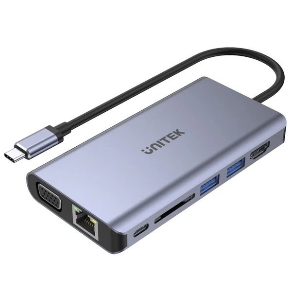 HUB USB-C Unitek 8 en 1 5Gbps PD 100W - Image 9