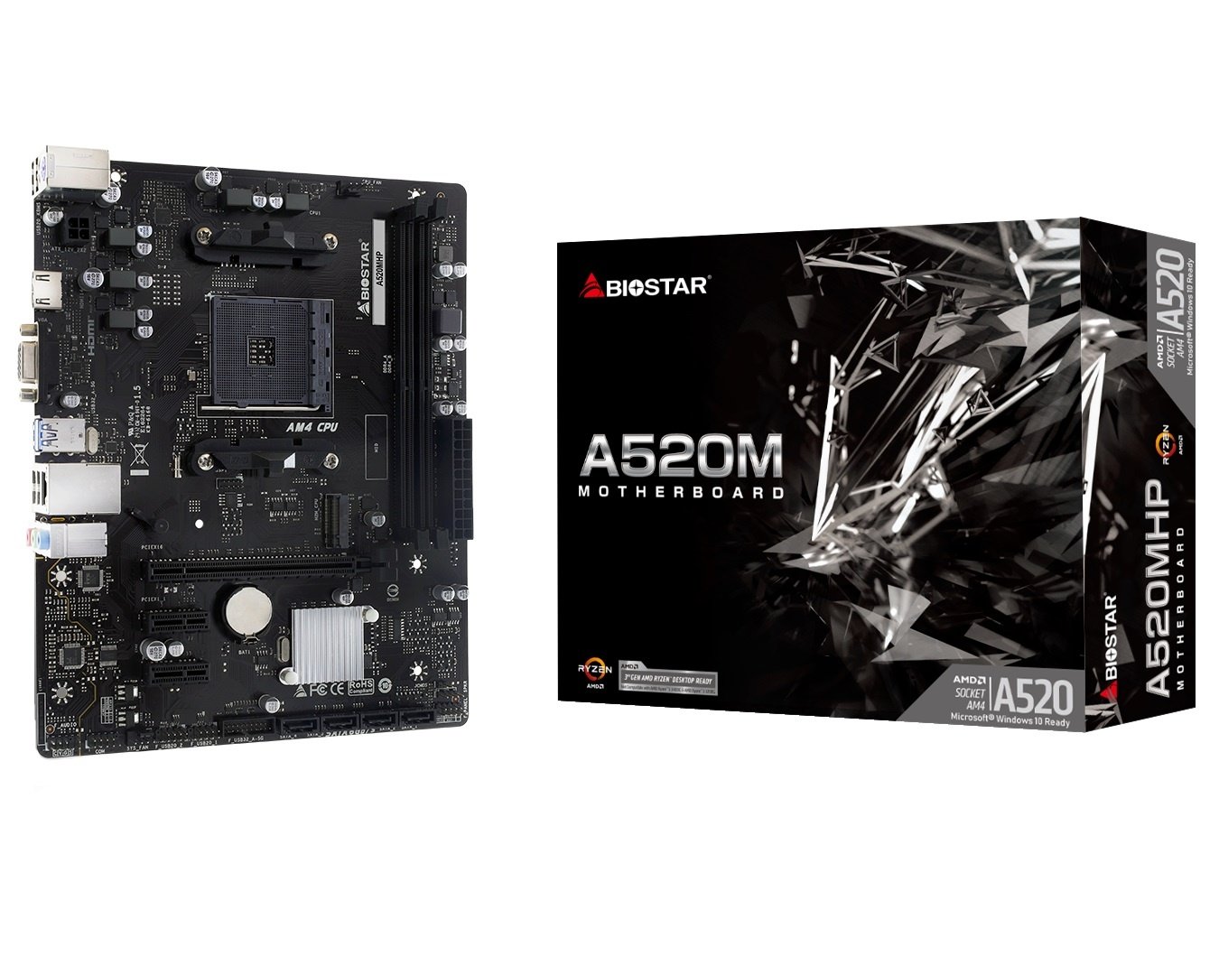 Motherboard Biostar A520MHP AM4 DDR4 Micro-ATX - Image 3