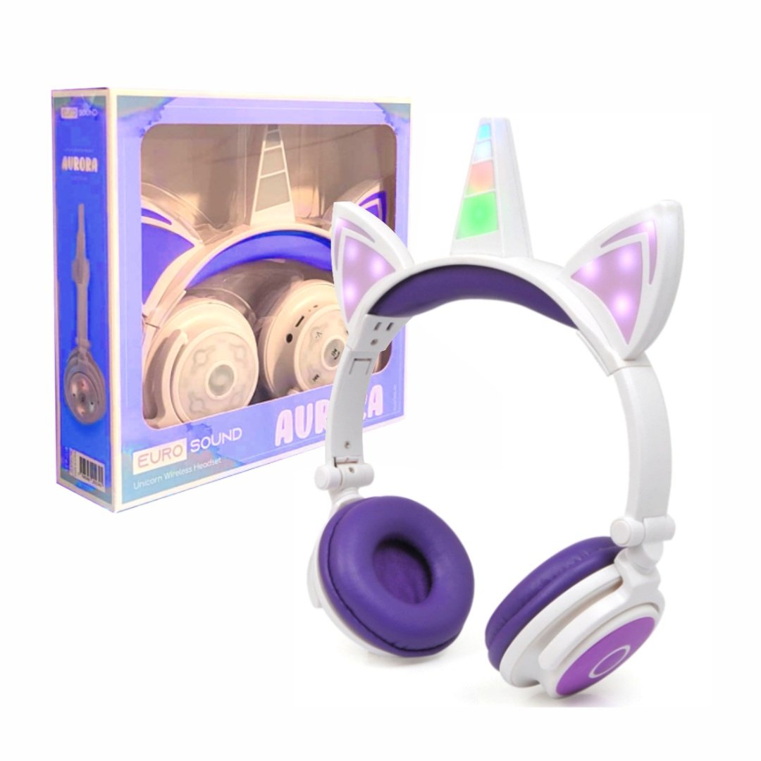 Auriculares Bluetooth EuroSound Aurora Violeta - Image 3