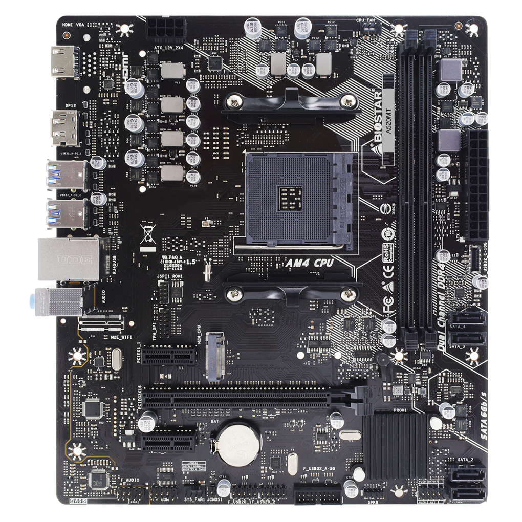 Mother Biostar A520MT AM4 - Image 3