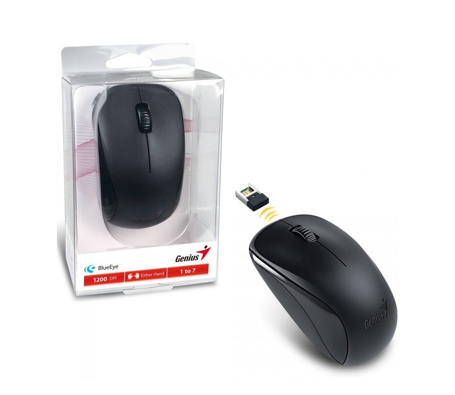 Mouse Genius NX-7000 Inalámbrico Óptico Negro - Image 3