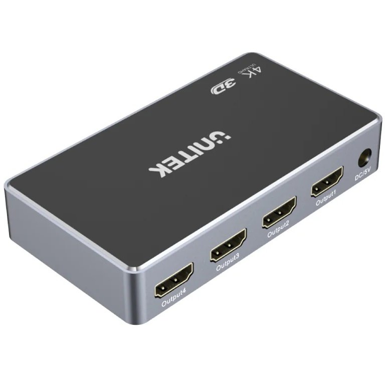 Splitter HDMI Unitek 4K 1 Entrada 4 Salidas - Image 4
