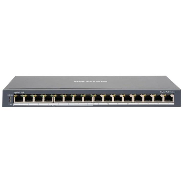 Switch PoE Hikvision 16 puertos Gigabit 110W - Image 5