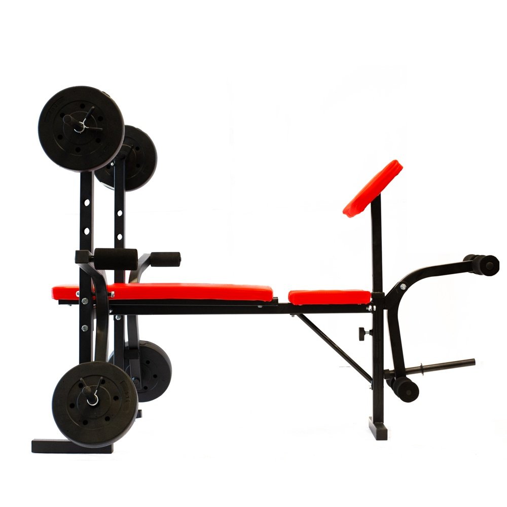 Banco multifunción Randers c/barra + 30kg - Image 12