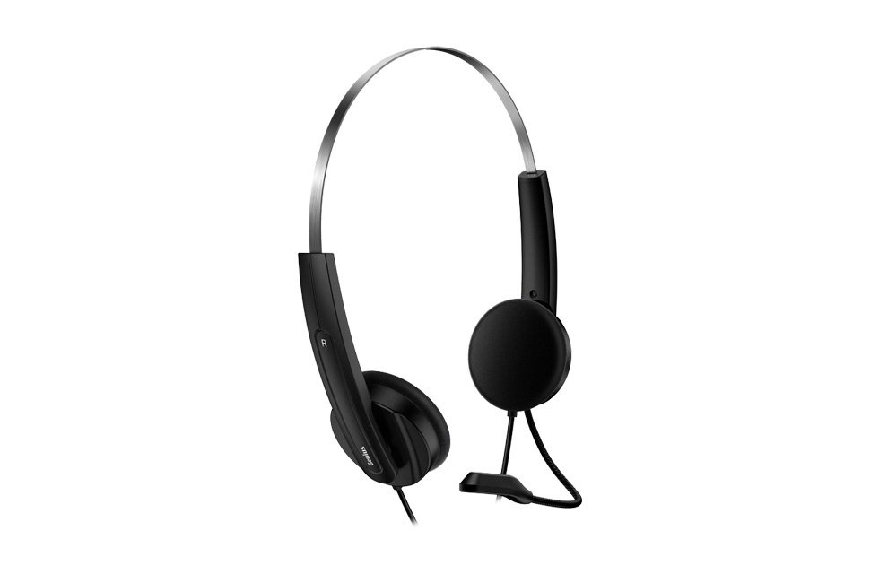 Audífonos Genius HS-220U USB Diadema Negro - Image 3