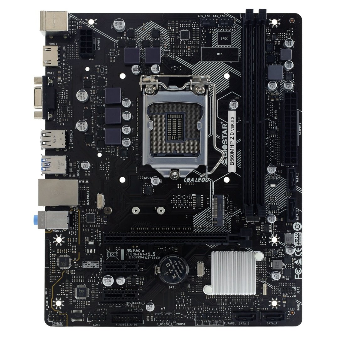 Mother Biostar B560MHP LGA 1200 - Image 2