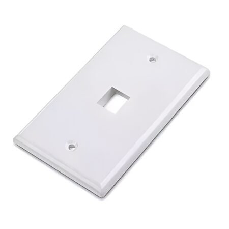 Plaqueta NRG+ RJ45 1 Puerto Blanco