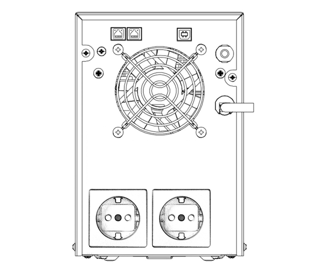 UPS Hikvision 2000va / 1200w con pantalla LCD - Image 105
