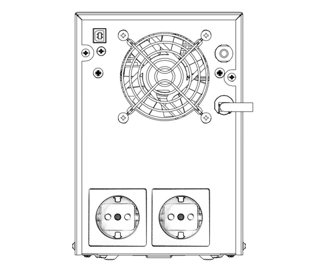 UPS Hikvision 2000va / 1200w con pantalla LCD - Image 94