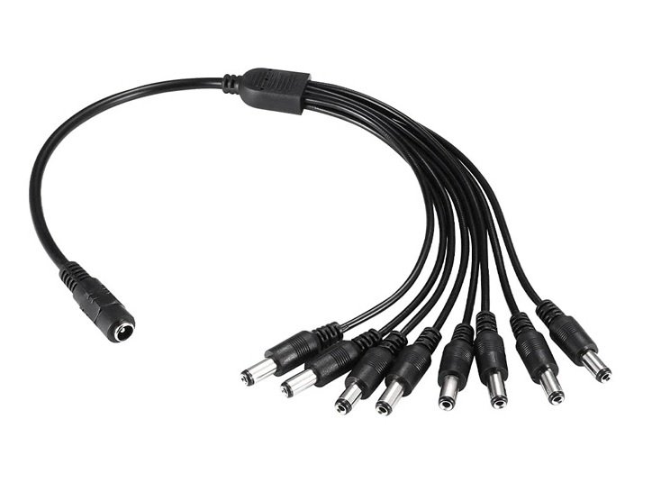 Cable Splitter de Poder NRG+ 1 a 8 para CCTV