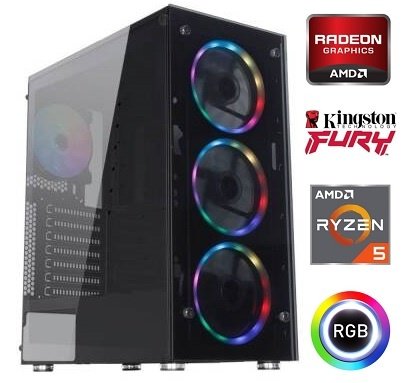 Equipo Gamer Ryzen 5 5600GT, 16GB, 500GB, Gráficos Radeon - Image 8