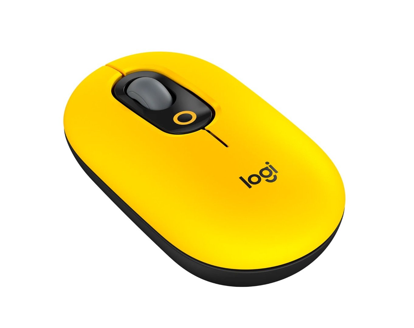 Mouse Logitech POP Inalámbrico Bluetooth Amarillo