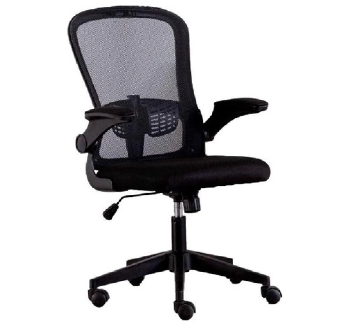Silla de Oficina Lumax Weir Ergonómica Giratoria Negra