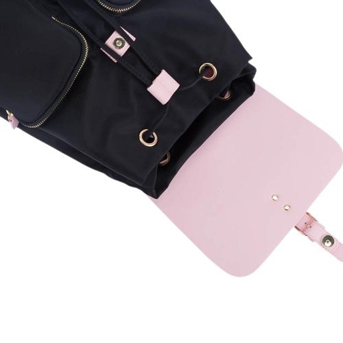Mochila Gaston Luga Pärlan Negro/Rosado