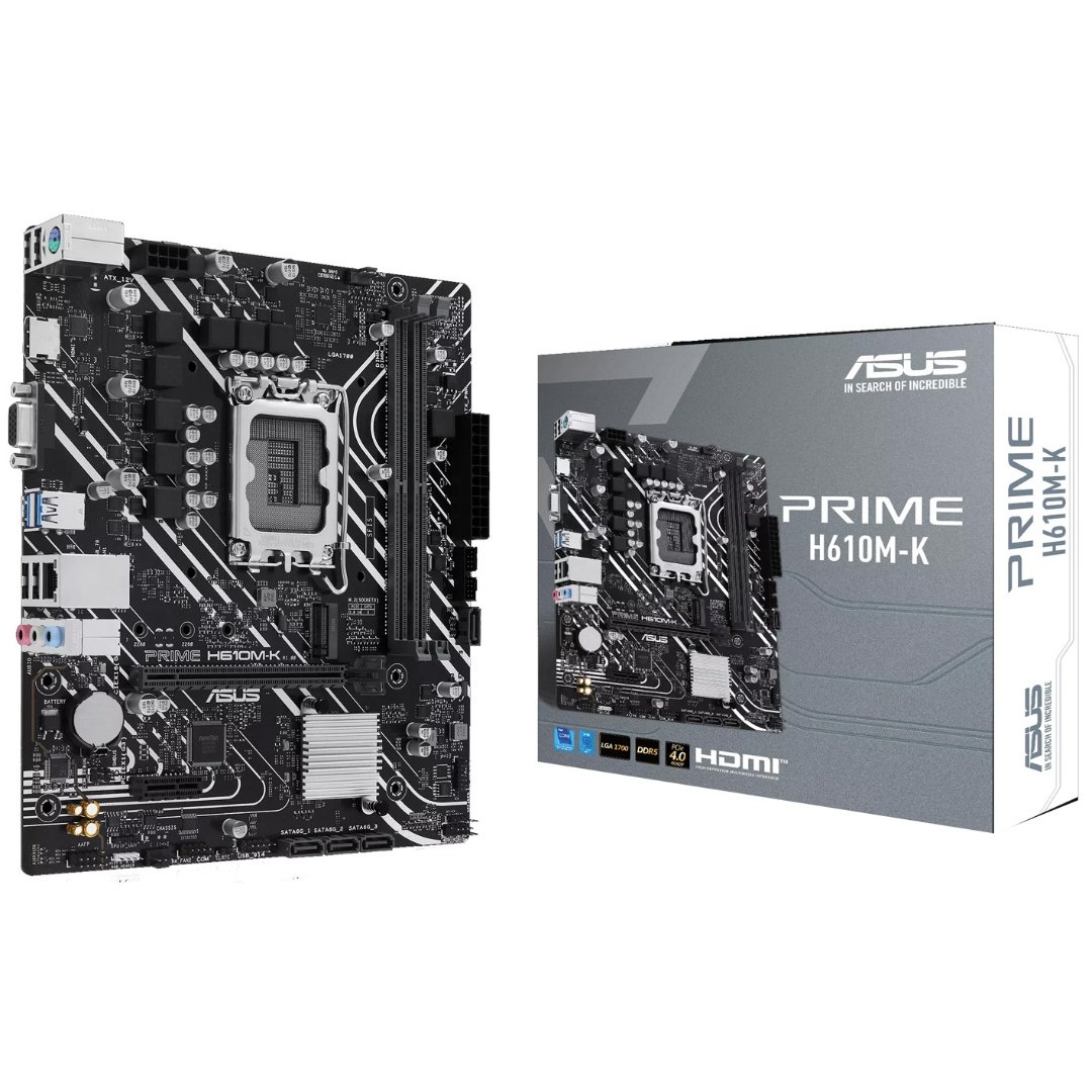 Motherboard Asus Prime H610M-K LGA 1700 DDR5 Micro-ATX - Image 2