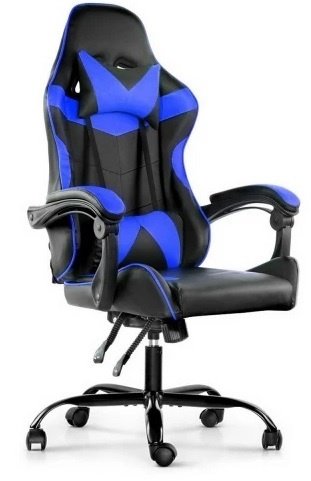 Silla Gamer ROM Negro/Azul Reclinable