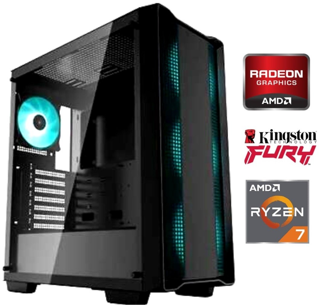 Equipo Gamer Ryzen 7 5700G, 16GB, 1TB, Gráficos Radeon - Image 9