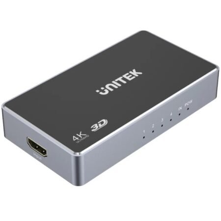 Splitter HDMI Unitek 4K 1 Entrada 4 Salidas