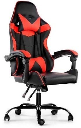Silla Gamer ROM Negro/Rojo Reclinable