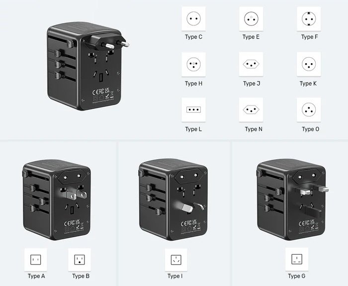Cargador / Adaptador Universal Unitek 35W - Image 272