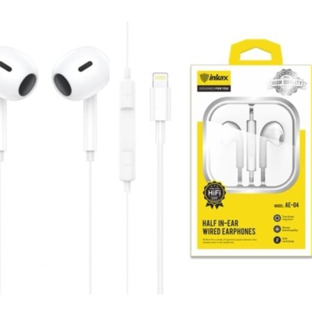 Auriculares Inkax Intraaurales Lightning Blancos