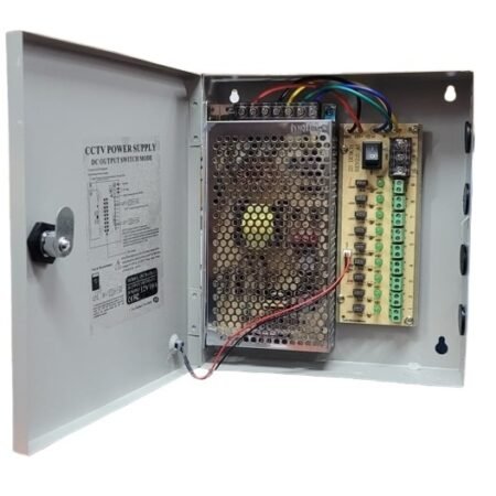 Fuente con Gabinete NRG+ 12V 10A 9 Canales