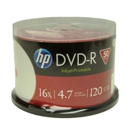DVD-R HP 16X 4.7GB 120min Printable Bulk 50 Unidades