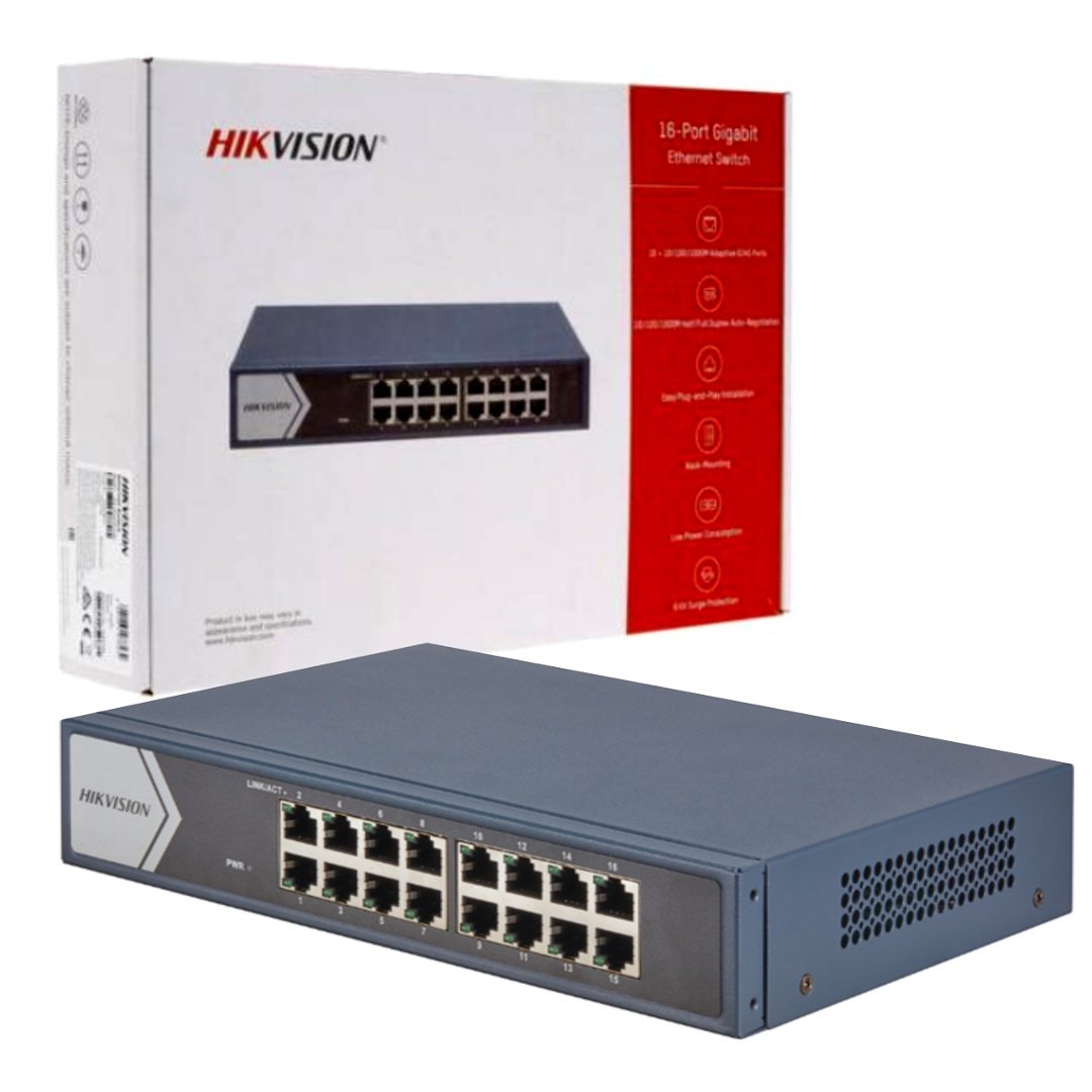 Switch Hikvision 16 puertos gigabit - Image 137