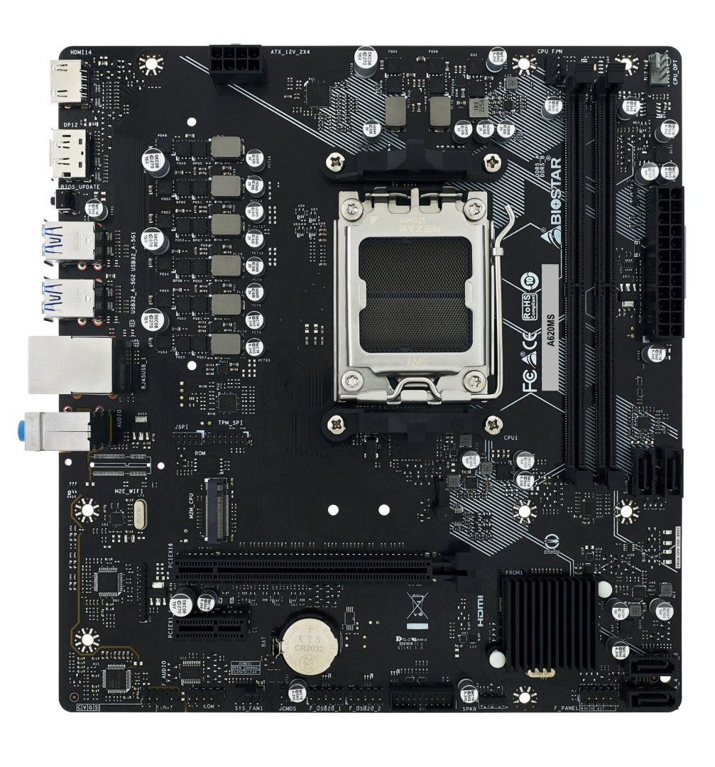 Motherboard BioStar A620MS AM5 DDR5 Micro-ATX - Image 266