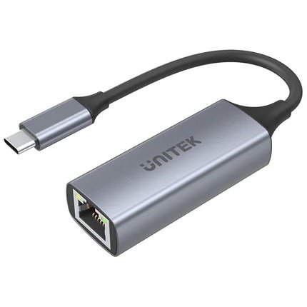 Adaptador Unitek USB-C a Gigabit Ethernet 5Gbps