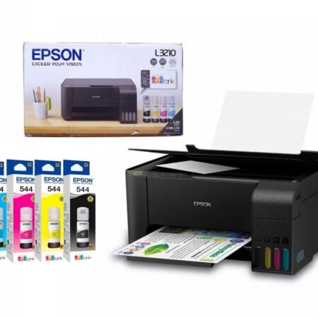 Impresora Multifunción Epson L3210 EcoTank 3 en 1 con Tintas T544 Combo