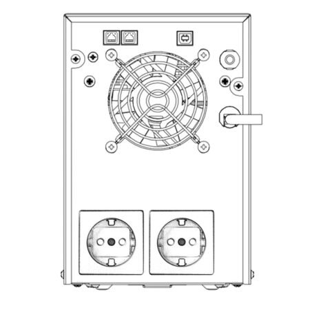 UPS Hikvision 2000va / 1200w con pantalla LCD