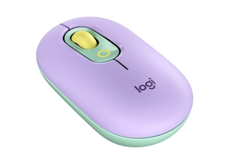 Mouse Logitech POP Inalámbrico Bluetooth Lila