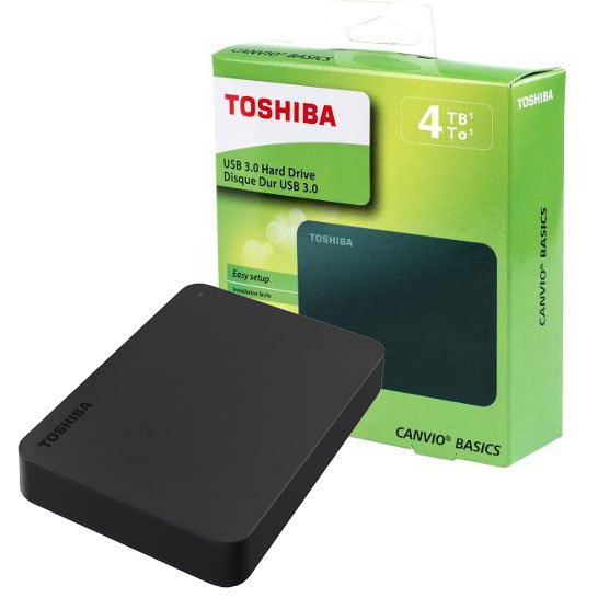 Disco Duro Externo Toshiba Canvio Basics 4TB USB 3.2 Portátil - Image 3